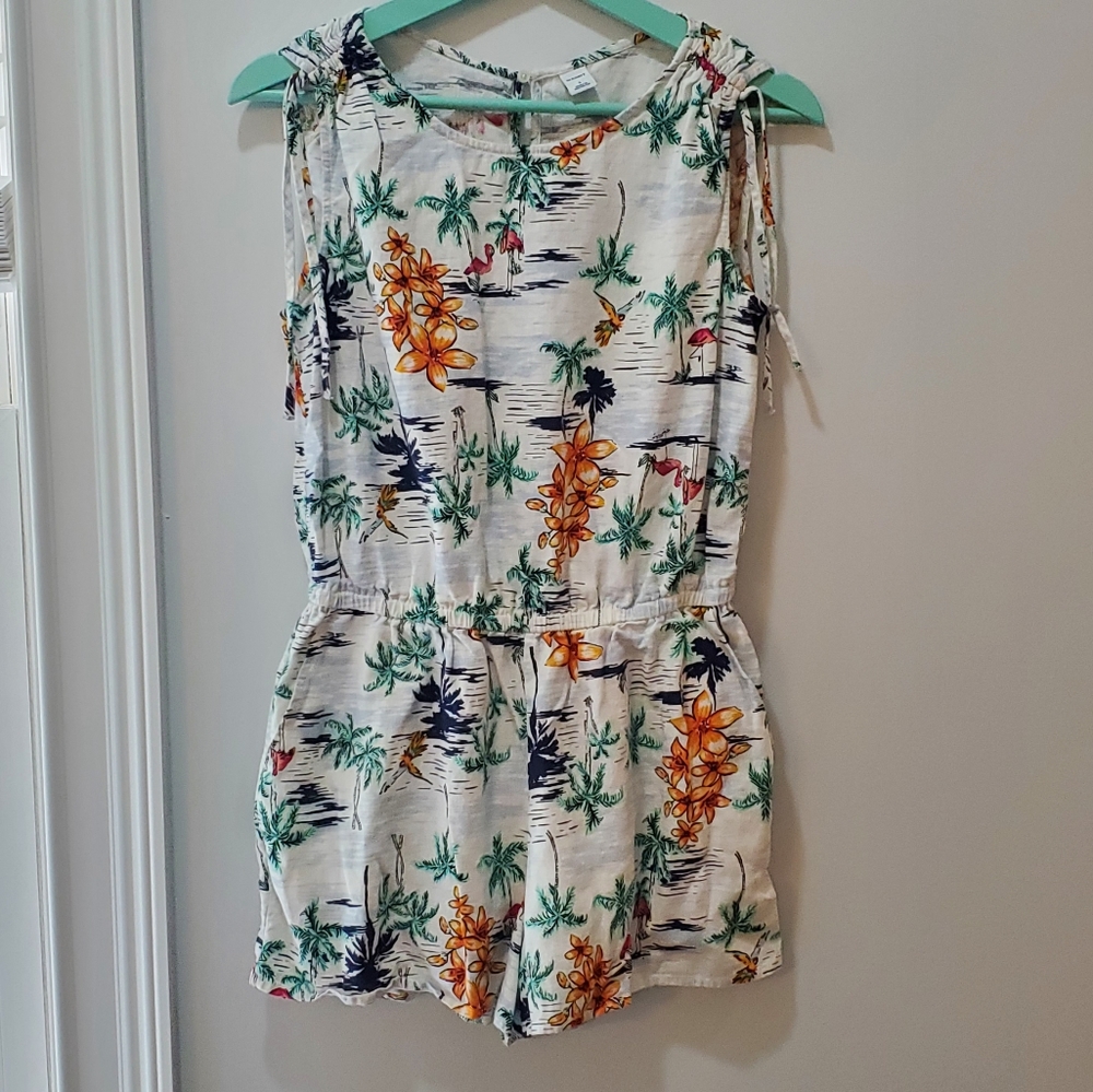 Old Navy Tropical Romper S